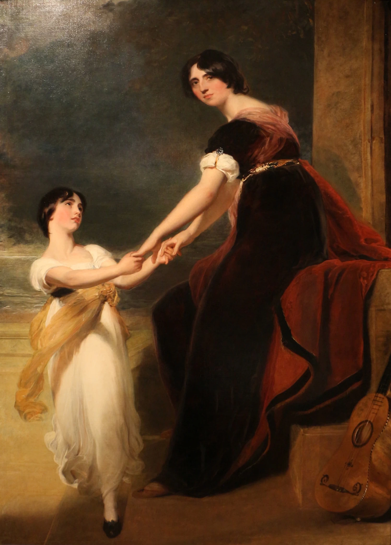 Ritratto di Susan North, contessa vedova di Guilford, con la figlia Georgiana North, 1812
